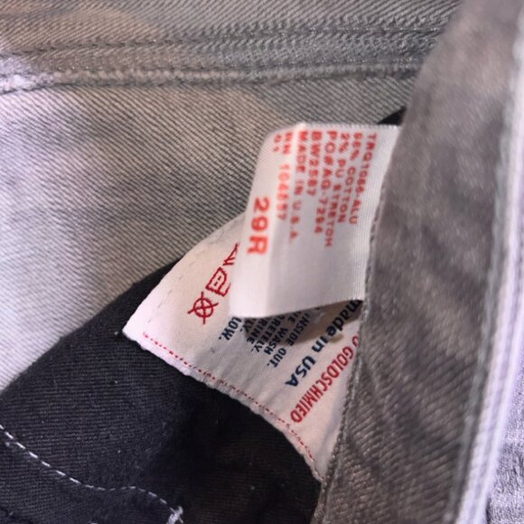 Adriano Goldschmied Women 29R‎ Casablanca Distressed Gray Low Rise Jean (V) - Picture 8 of 12